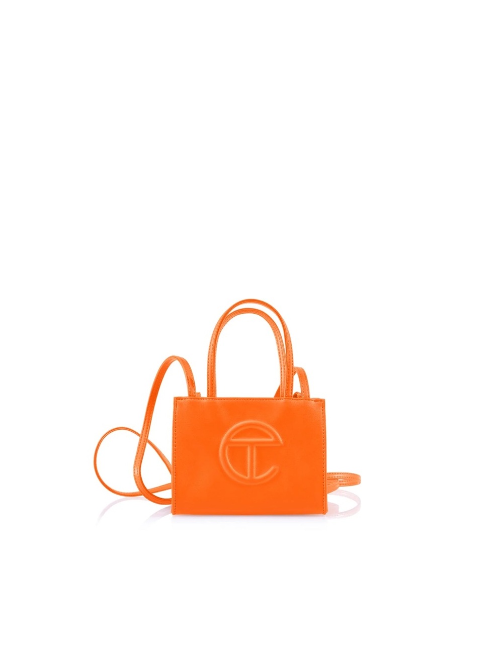 Telfar Small Shopping Bag — Orange